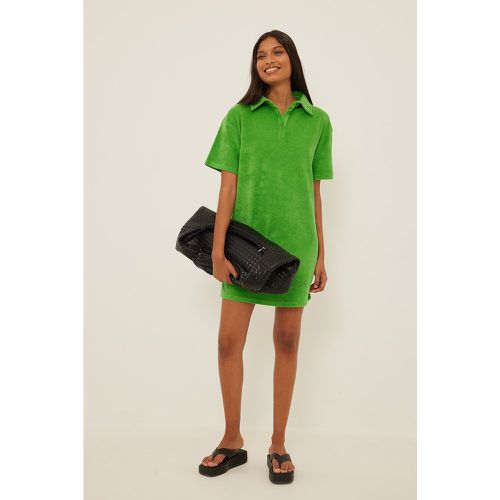 Robe chemise surdimensionnée - Green - NA-KD Trend - Modalova