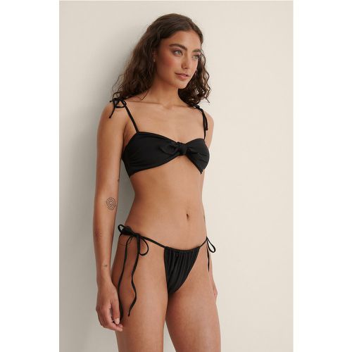 Culotte de bikini à lanière recyclée - Black - NA-KD Swimwear - Modalova