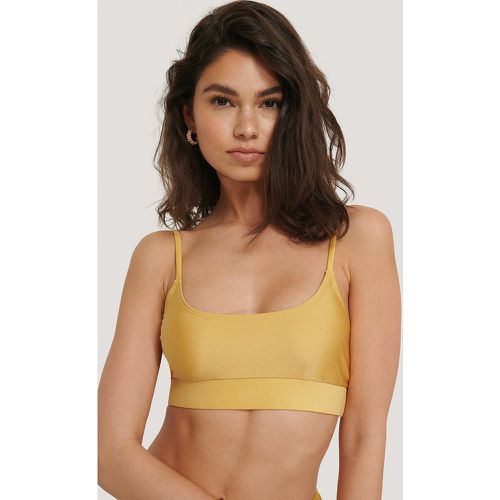 Haut De Bikini Sportif - Yellow - NA-KD Swimwear - Modalova