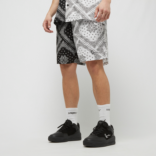 Small Signature Paisley Block Resort Shorts, , Apparel, black/white, taille: S - Karl Kani - Modalova