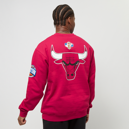 NBA There And Back Fleece Crew Chicago Bulls, , Apparel, scarlet, taille: S - Mitchell & Ness - Modalova