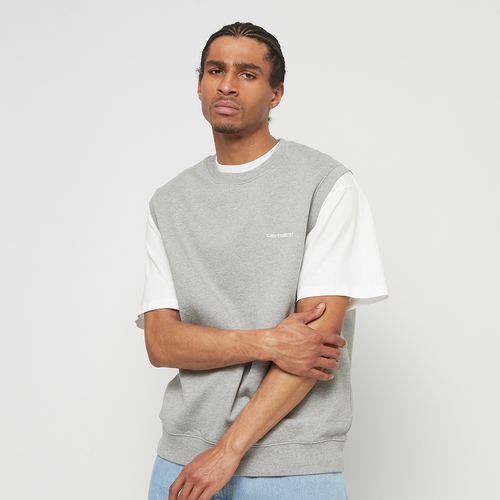 Script Vest Sweatshirt, , Apparel, grey heather/white, taille: S - Carhartt WIP - Modalova