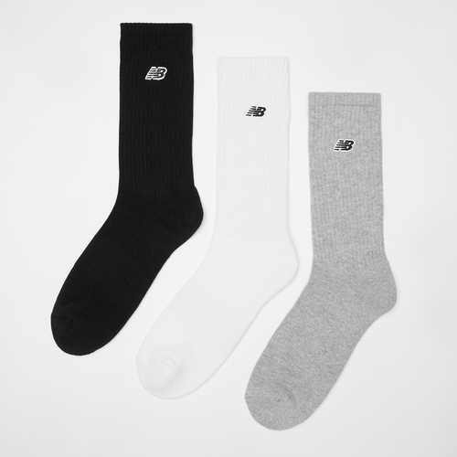 Essential Cushioned Crew Socks (3 Pack), , Accessoires, Black Patch Logo, taille: 35-38 - New Balance - Modalova