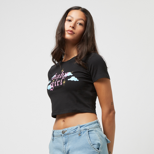 Baby Girl Cropped Tee, , Apparel, Black, taille: L - Miss Tee - Modalova