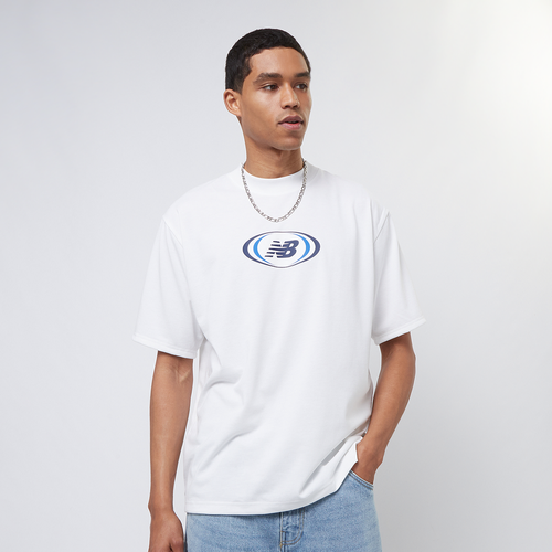 Hoops On Court T-Shirt, , Apparel, white, taille: XL - New Balance - Modalova