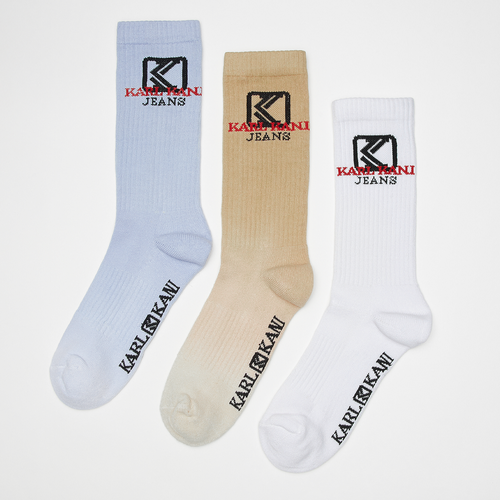 Gradient Socks (3 Pack), , Accessoires, blue/sand/white, taille: 35-38 - Karl Kani - Modalova