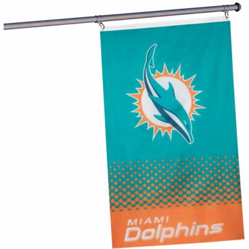 Dolphins de Miami NFL Drapeau horizontal pour supporters 1,52 mx 0,92 m FLG53NFLFADEMD - FOCO - Modalova