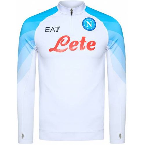 SSC Neapel EA7 1/4 Zip s UEFA Sweat-shirt d'entraînement EASSCN23TU05 - Emporio Armani - Modalova