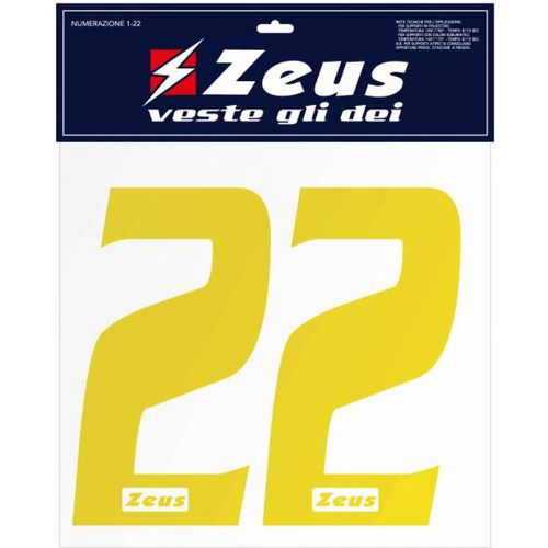 Kit de transfert des numéros de 1 à 22 10cm - Zeus - Modalova