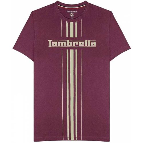 Logo Stripe s T-shirt SS5266-RAISIN - Lambretta - Modalova