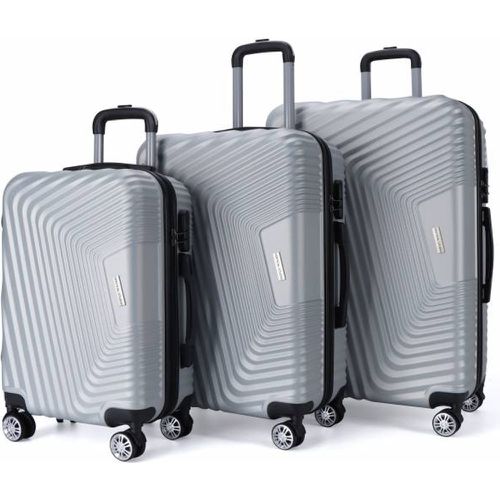 Stavanger" 20" 24" 28" Valise Ensemble de 3 argent - VERTICAL STUDIO - Modalova