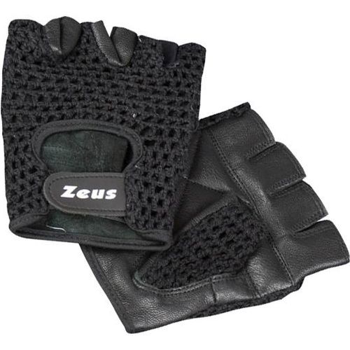 Rete Gants courts en cuir d'haltérophilie fitness - Zeus - Modalova