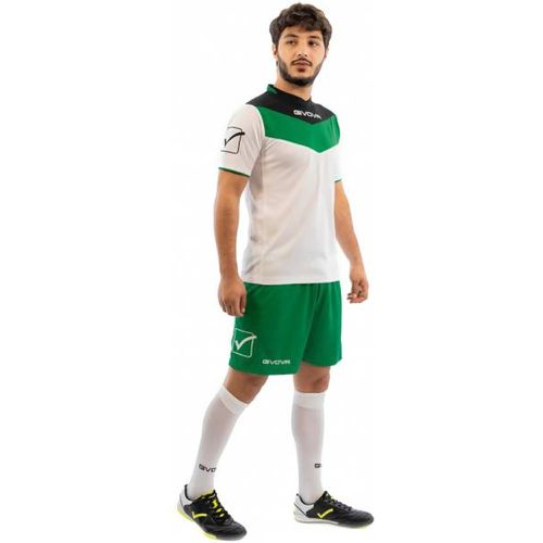 Kit Campo Ensemble Maillot + Short noir / vert - Givova - Modalova