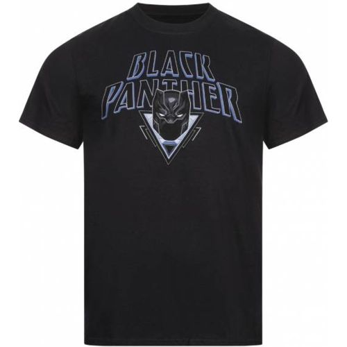 Black Panther Marvel Shield s T-shirt FCMTS070BLK - Lizenz - Modalova