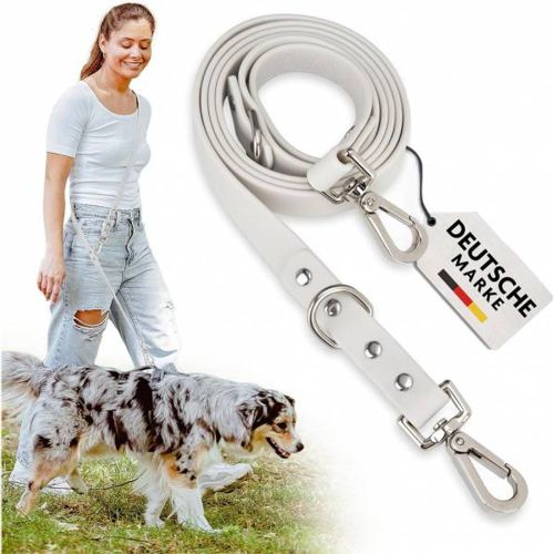 Laisse réglable pour chien blanche - FAVVITY PET - Modalova