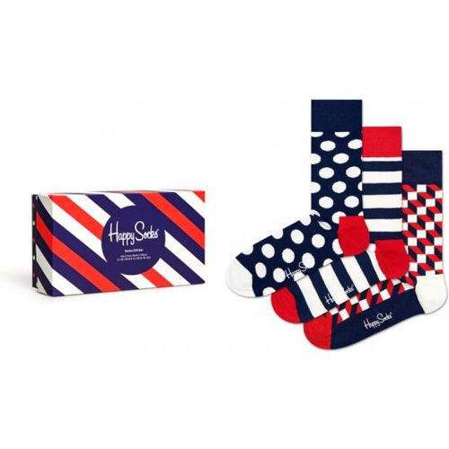 Classic Navy Coffret cadeau Chaussettes 3 paires XSTR08-6000 - Happy Socks - Modalova