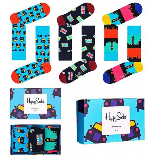 London Edition Coffret cadeau Chaussettes 3 paires SXLON08-6700 - Happy Socks - Modalova