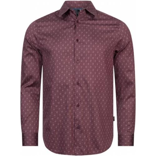 Pavia Star Geo Print s Chemise à manches longues 272176-MARRON - Ted Baker - Modalova