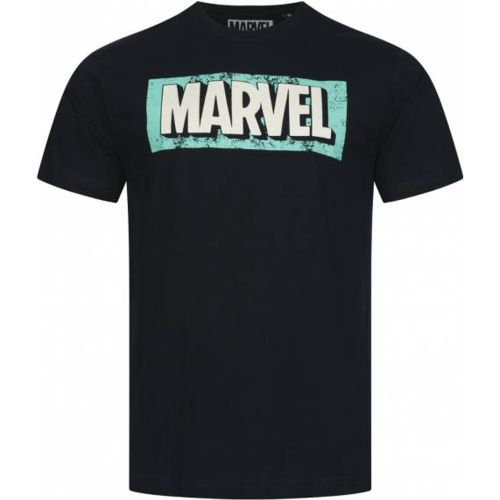 MARVEL Retro Logo s T-shirt FBMTS750BLK - Lizenz - Modalova