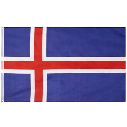 Islande Drapeau "Nations Together" 90 x 150 cm - MUWO - Modalova