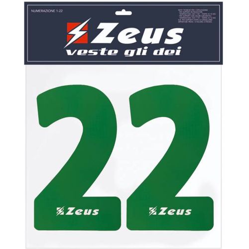 Kit de transfert des numéros de 1 à 22 23cm senior - Zeus - Modalova