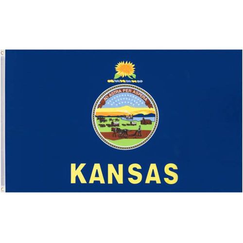 Kansas "America Edition" Drapeau 90x150cm - MUWO - Modalova
