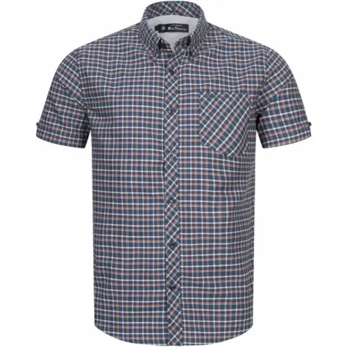 Oxford s Chemise à manches courtes 1013389-BLUEDENIM - Ben Sherman - Modalova