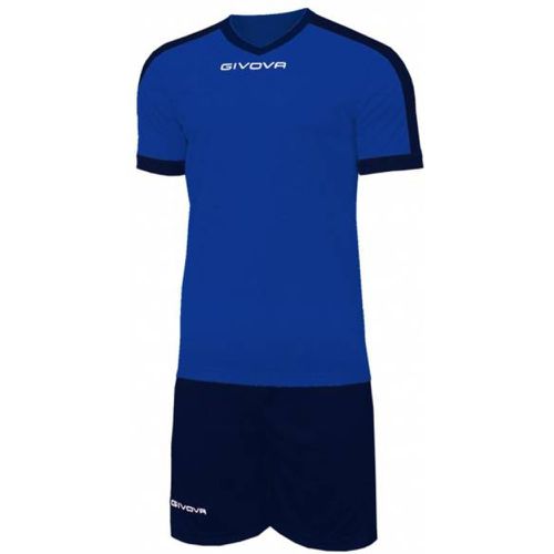 Kit Revolution Maillot de football avec Short bleu marine - Givova - Modalova