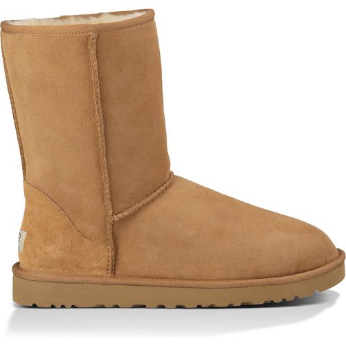 Botte Classic Short in Brown, Taille 41, Cuir/Shearling/Suède/Double Face - Ugg - Modalova
