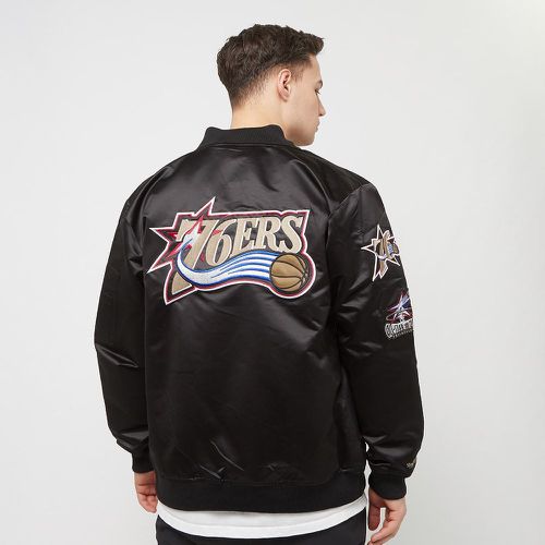 NBA Lightweight Satin Bomber Philadelphia 76ers, , Apparel, en , taille: S - Mitchell & Ness - Modalova