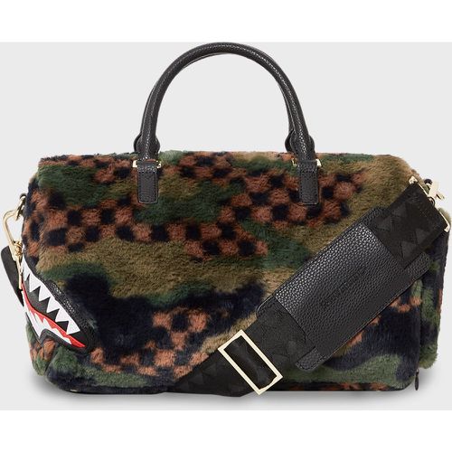 Green 3am Fur Mini Duffel, , Sac à dos, en , taille: ONE SIZE - SPRAYGROUND - Modalova