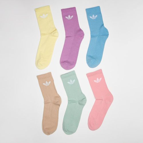 Trefoil Cushion Crew Socks (6 Pack), , Accessoires, en , taille: 40-42 - adidas Originals - Modalova