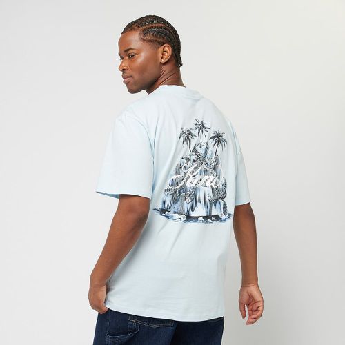 Kani Glacier Palm Trees Backprint Tee light blue, , T-Shirts & Polos, en , taille: S - Karl Kani - Modalova