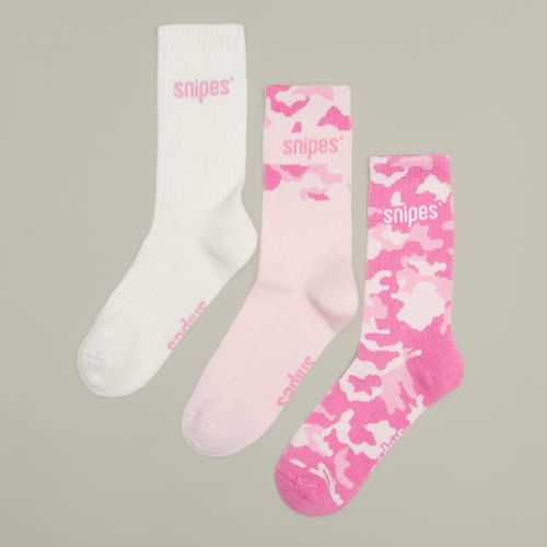 Basic Logo Camou Crew Socks (3 Pack), , Accessoires, en , taille: 35-38 - SNIPES - Modalova