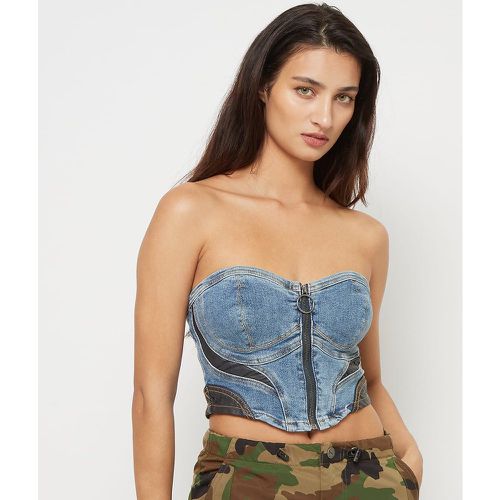 Denim Bustier, , Apparel, en , taille: XS - First Row - Modalova