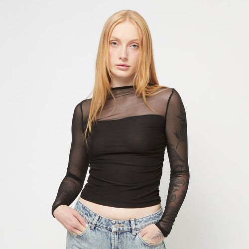 Mesh Cropped Longsleeve, , T-shirts à manches longues, en , taille: XS - Decibel - Modalova