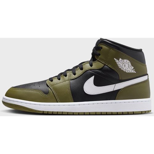 Air 1 Mid black/white medium olive/sail, , Footwear, en , taille: 42 - Jordan - Modalova