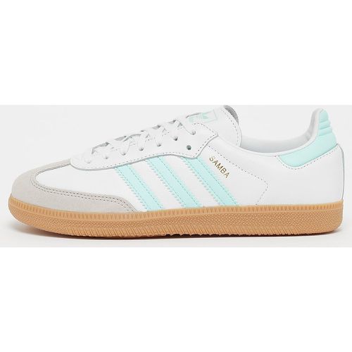 Samba OG J ftwr white/semi flash aqua/gum3, , Footwear, en , taille: 36 - adidas Originals - Modalova