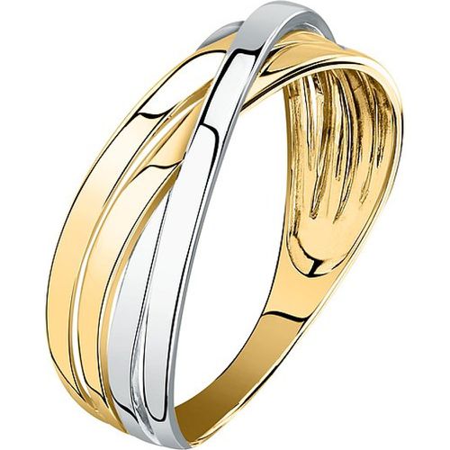 Bague 89131863 585 Or jaune, 585 Or blanc - Christ - Modalova