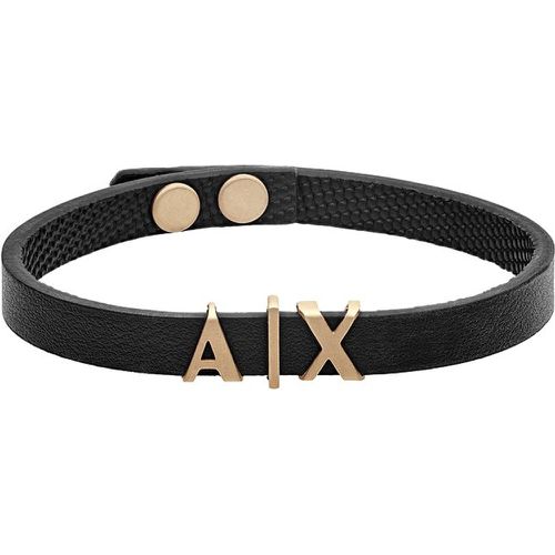 Bracelet AXG0055710 Cuir, Acier inoxydable - Armani Exchange - Modalova