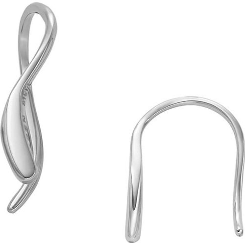 Boucles d'oreilles à fermoir à poussette ESSENTIAL WAVES SKJ1790040 Acier inoxydable - skagen - Modalova