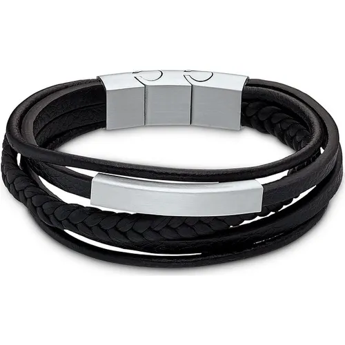 Bracelet 88003861 Cuir, Acier inoxydable - FAVS - Modalova