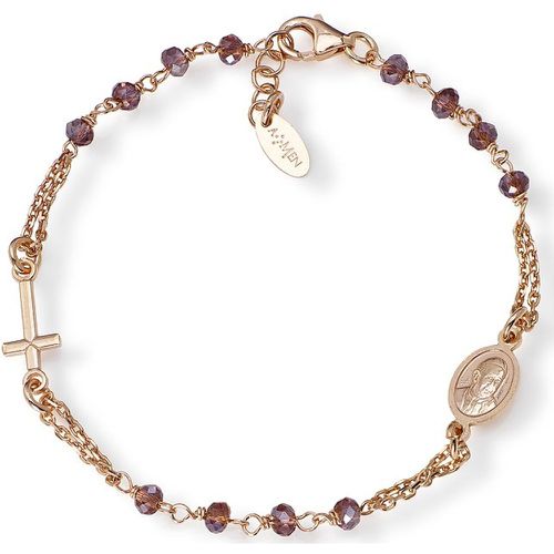 Bracelet Rosaries crystal BRORVI3 925 Argent - Amen - Modalova