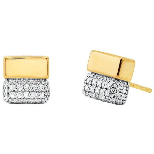 Boucles d'oreilles à fermoir à poussette KORS BRILLIANCE MKC1754CZ931 925 Argent - Michael Kors - Modalova