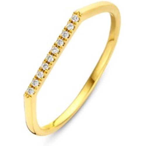 Bague en jaune 0,04 ct diamant Joy - Diamond Point - Modalova