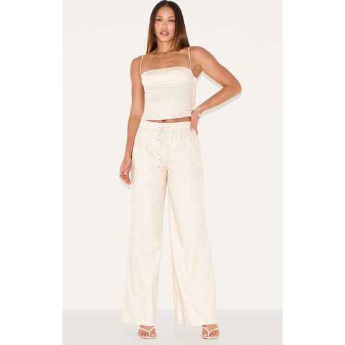 Tall Pantalon large tissé à cordons ajustables - PrettyLittleThing - Modalova