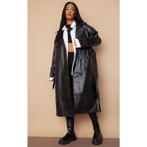 Tall Trench oversize en vinyle - PrettyLittleThing - Modalova