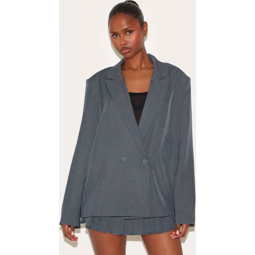 Blazer de tailleur oversize tissé - PrettyLittleThing - Modalova