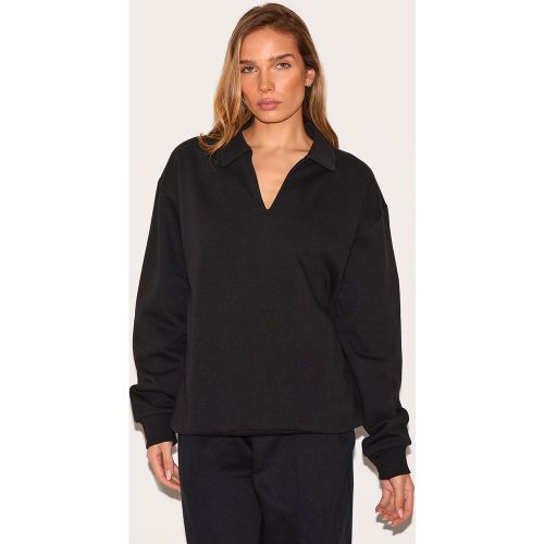 Sweat oversize deluxe à col replié - PrettyLittleThing - Modalova
