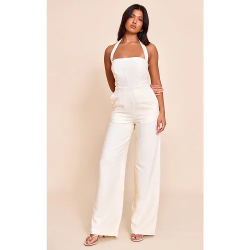 Combinaison large tissée deluxe à dos nu - PrettyLittleThing - Modalova